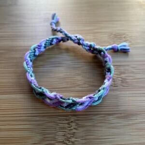 Melissa woven bracelet anklet trendy comfortable tie embroidery thread woven gif